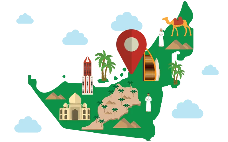Dubai-Map